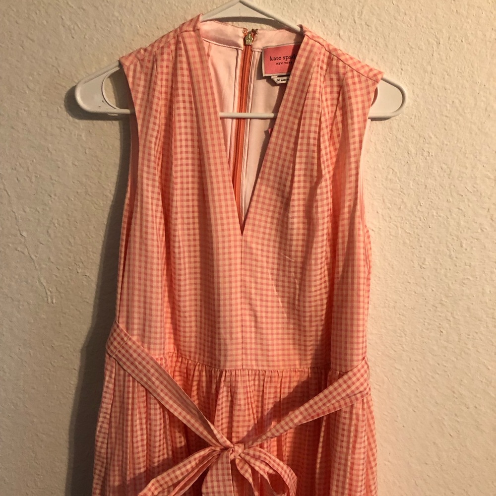 Kate Spade Gingham Burnout Midi Dress